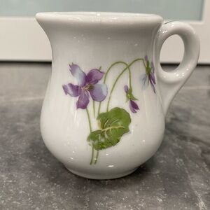 Beautiful Floral Miniature Porcelain Pitcher/Vase Rosenthal 1925 Made in Germany